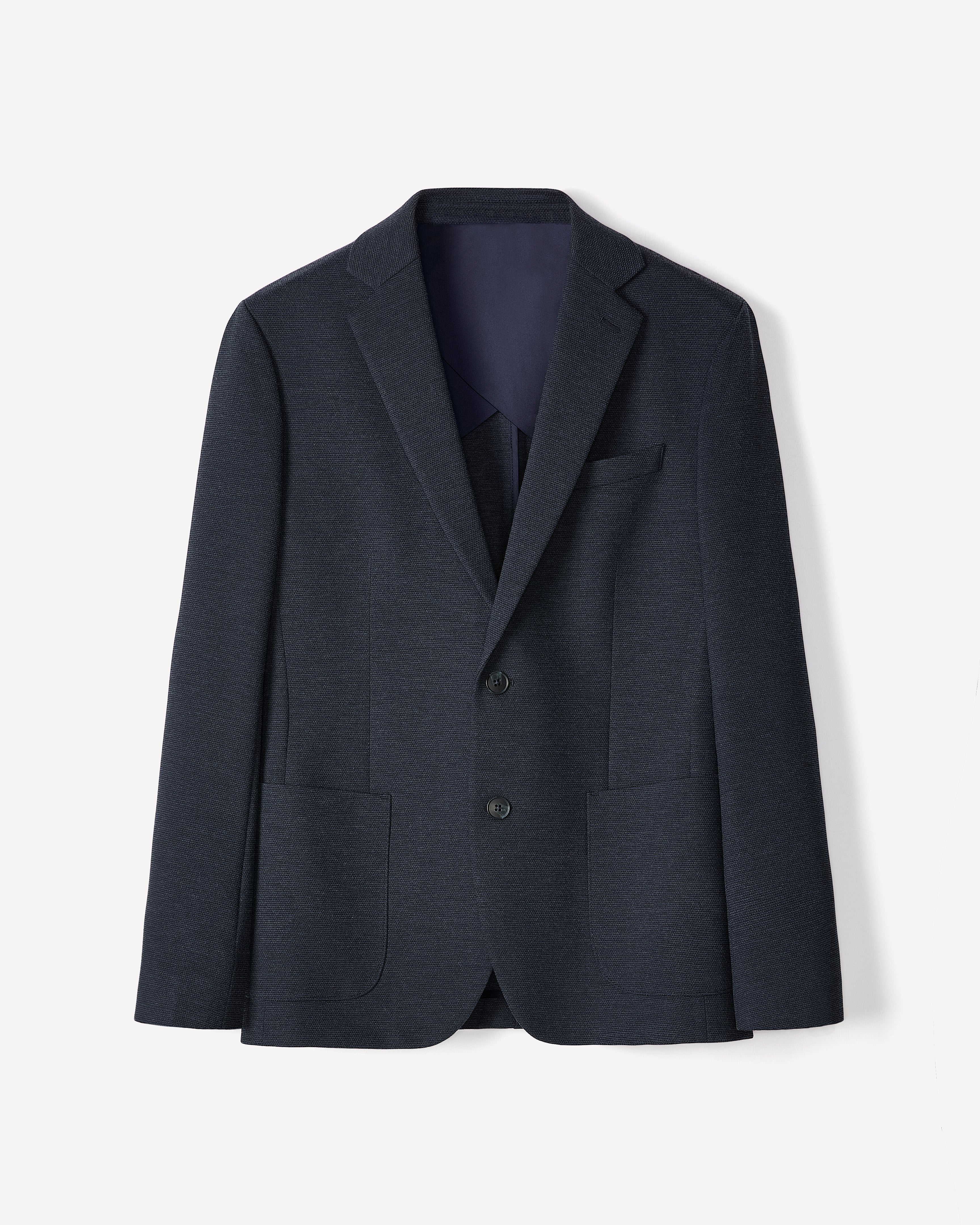 Slim Fit Knit Blazer rw&co Limited Time Discount