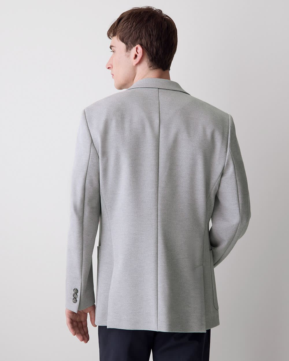 Slim Fit Knit Blazer rw&co Limited Time Discount