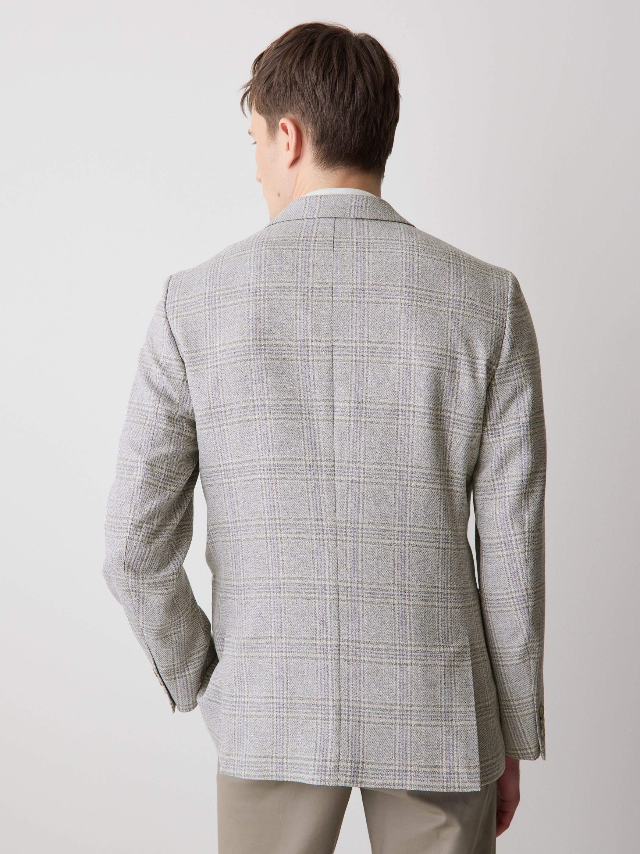 Slim Fit Plaid Blazer rw&co Exclusive Sale Price