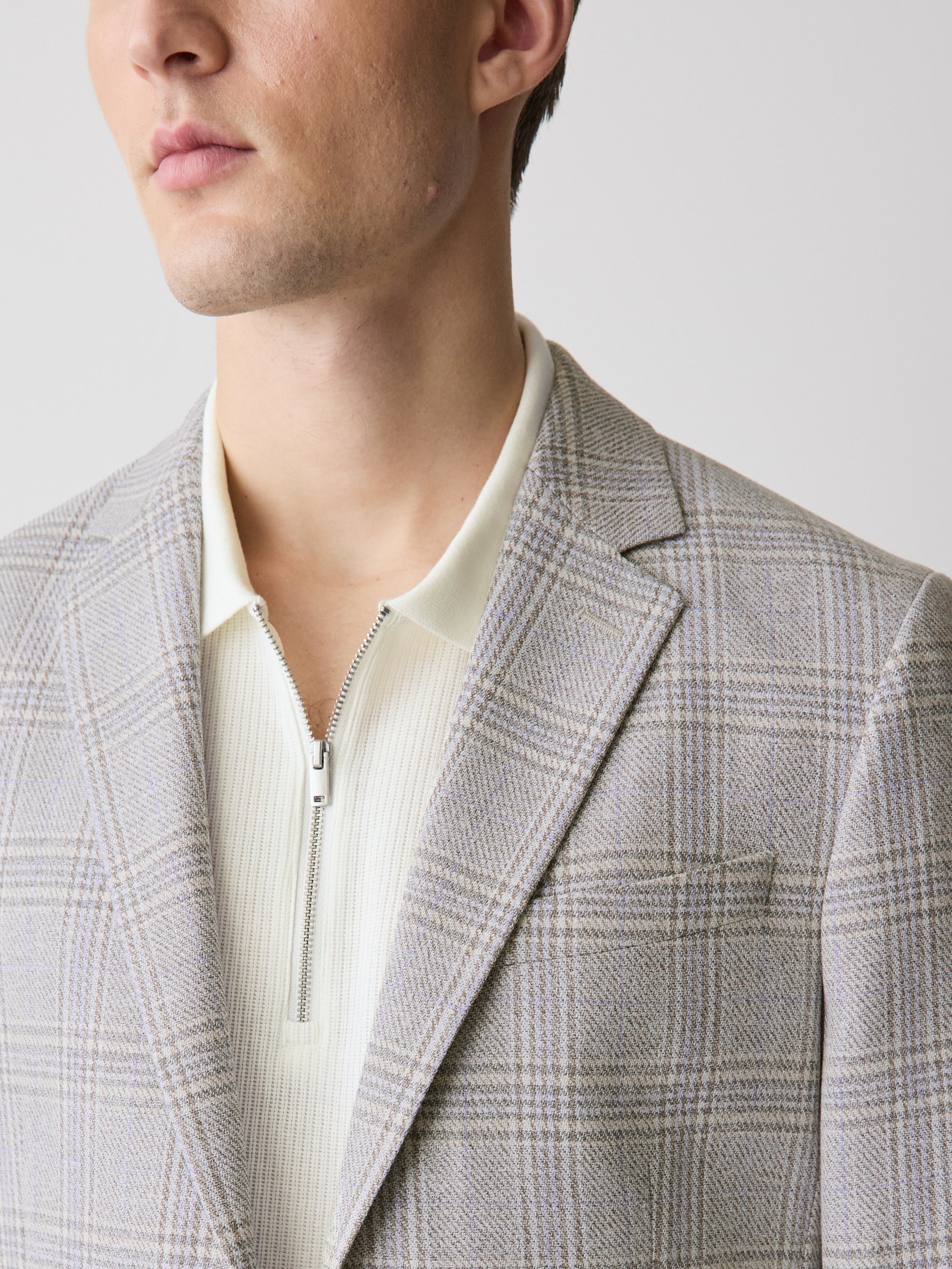 Slim Fit Plaid Blazer rw&co Exclusive Sale Price