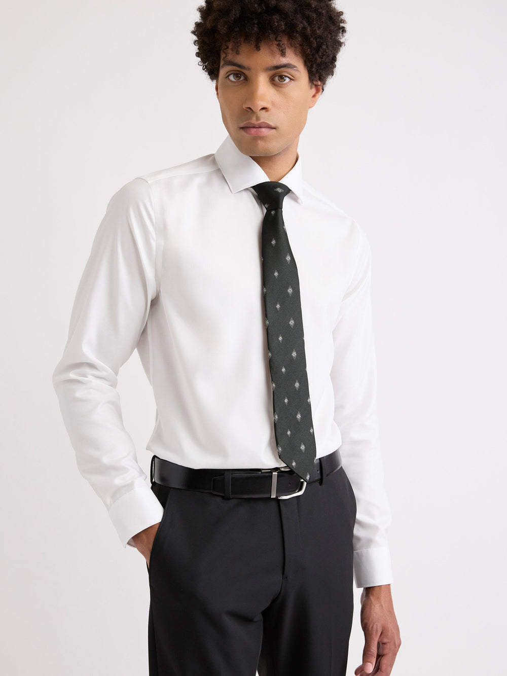 Wide Tie with Woven Pattern rw&co Limited Time Discount