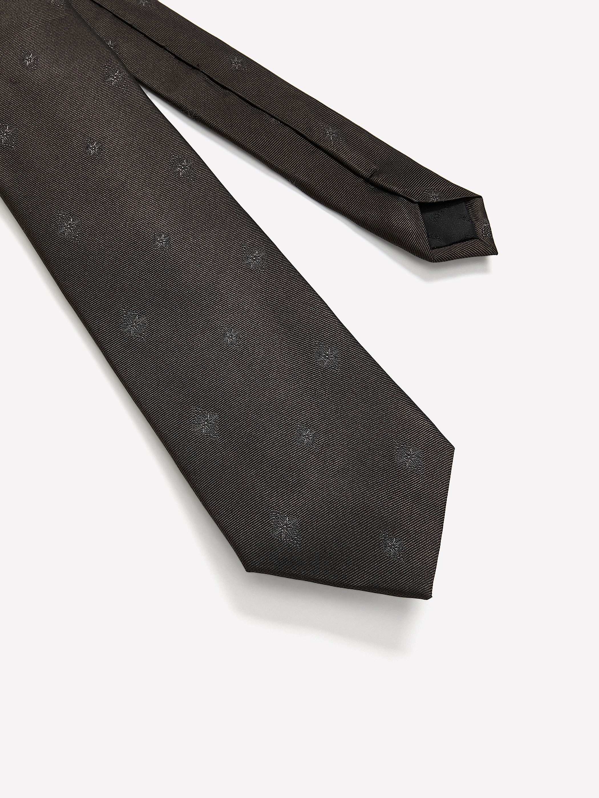 Wide Tie with Woven Pattern rw&co Limited Time Discount