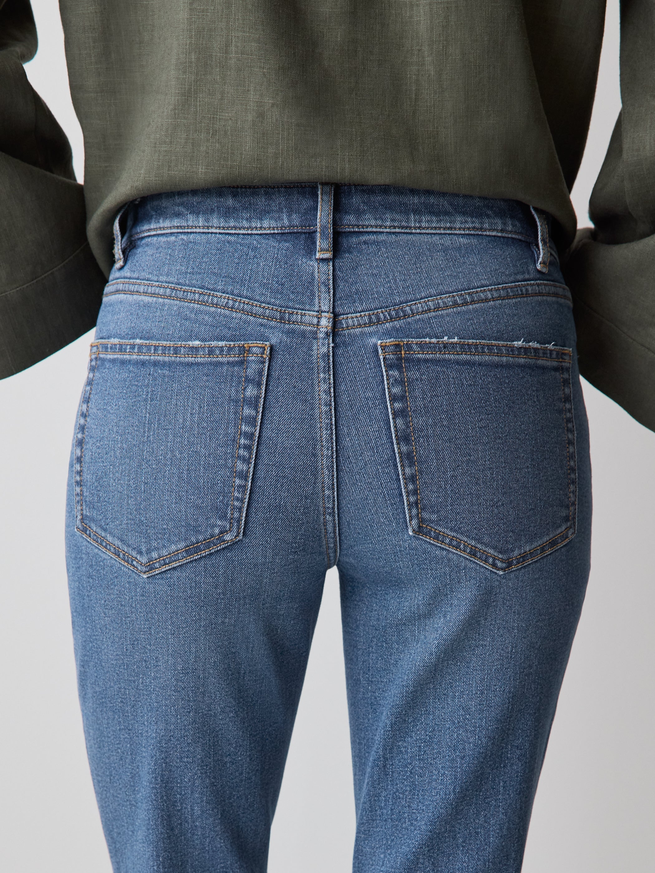 Mid-Rise Bootcut Jeans rw&co Limited Time Discount