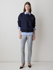 Long-Sleeve Crew-Neck French Terry Sweatshirt rw&co Exclusive Sale Price