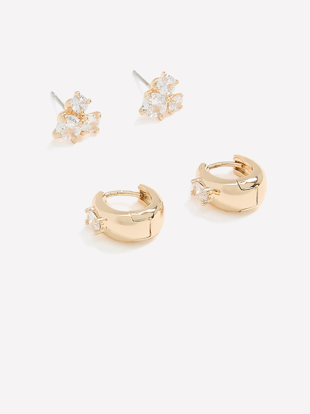 Essential Earring Duo - 2 Pairs rw&co On Sale