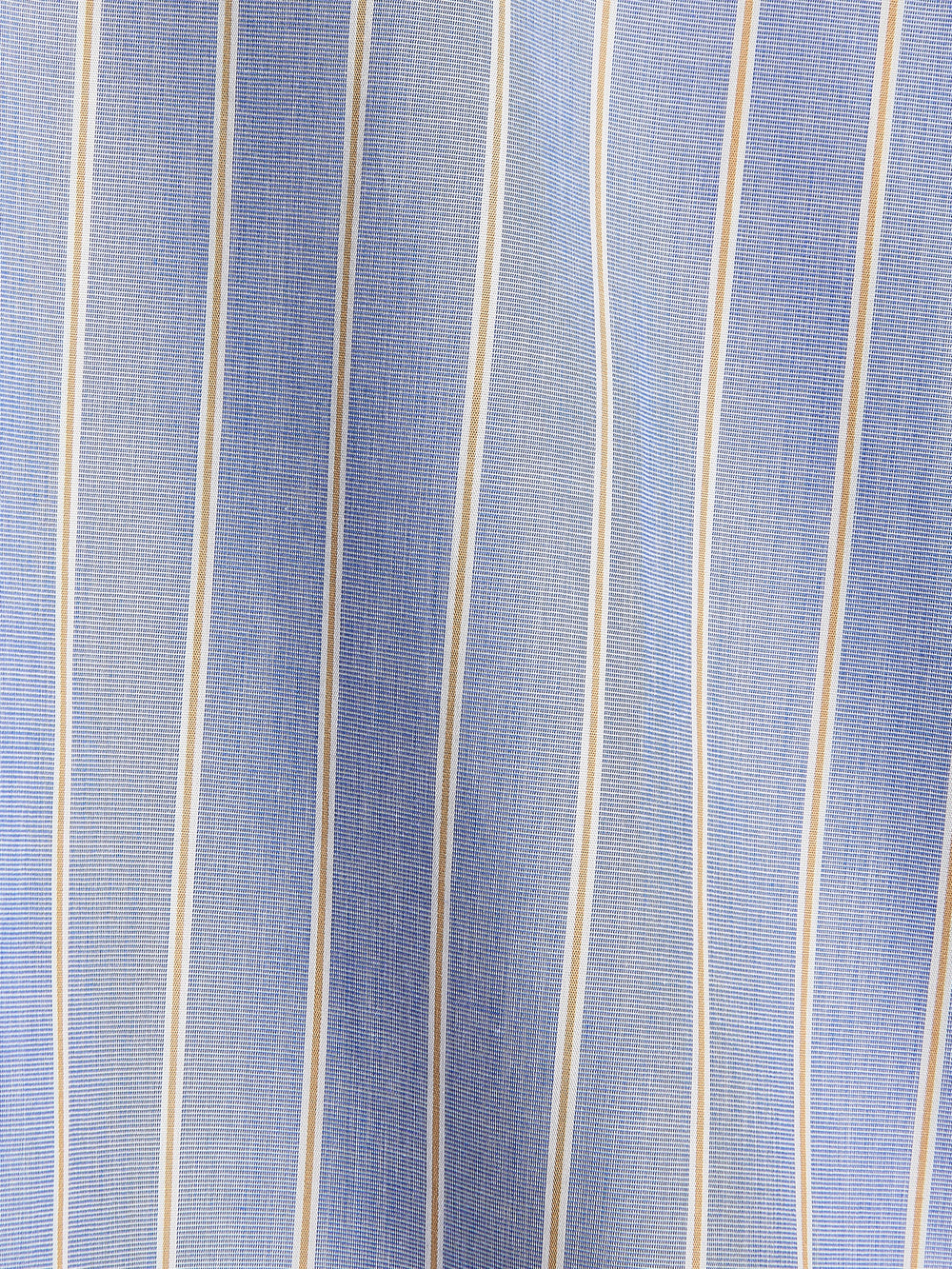 Striped Buttoned-Down Cotton Blouse rw&co Limited Time Discount