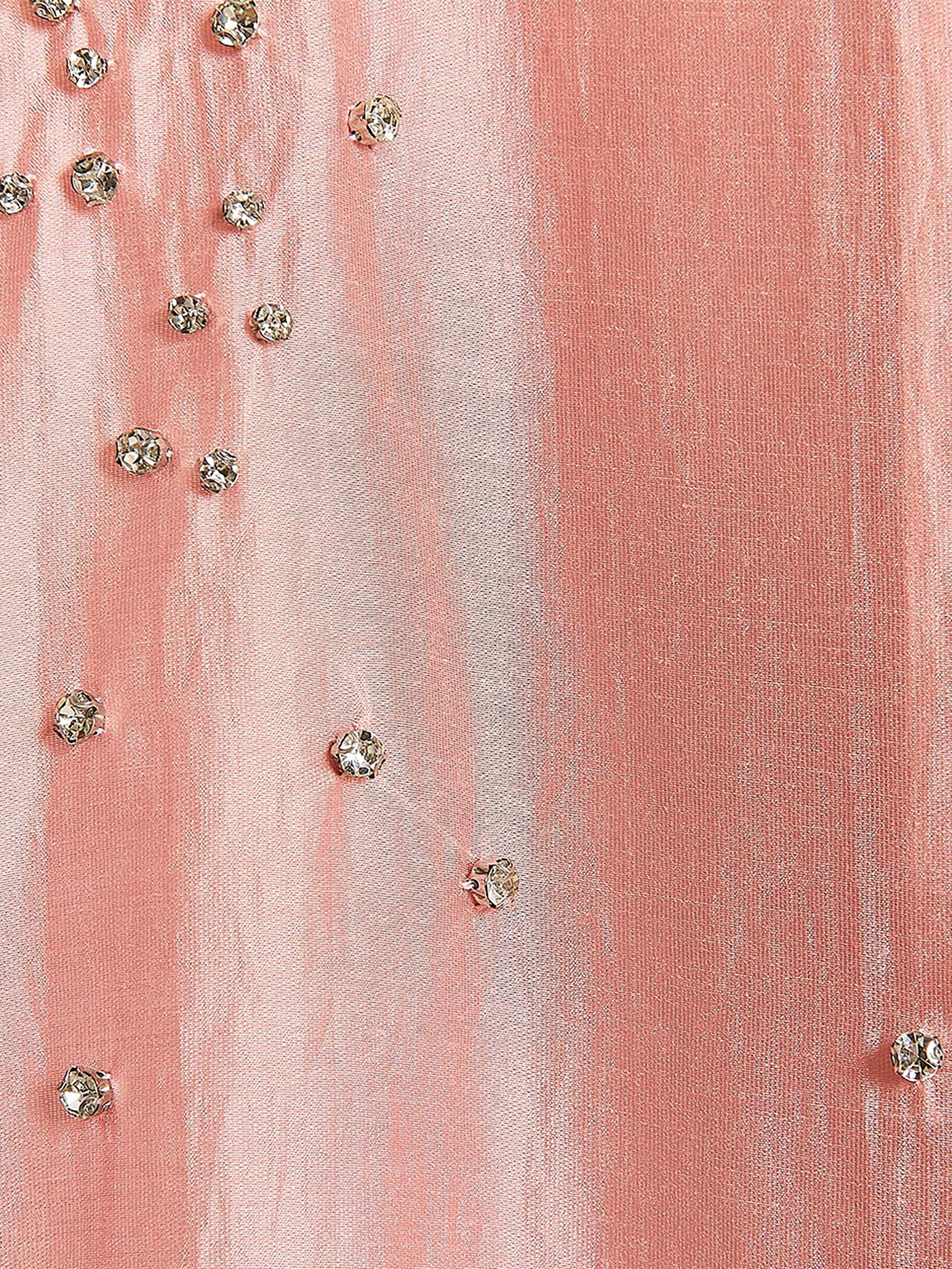 Long-Sleeve Buttoned-Down Blouse with Rhinestones rw&co On Sale