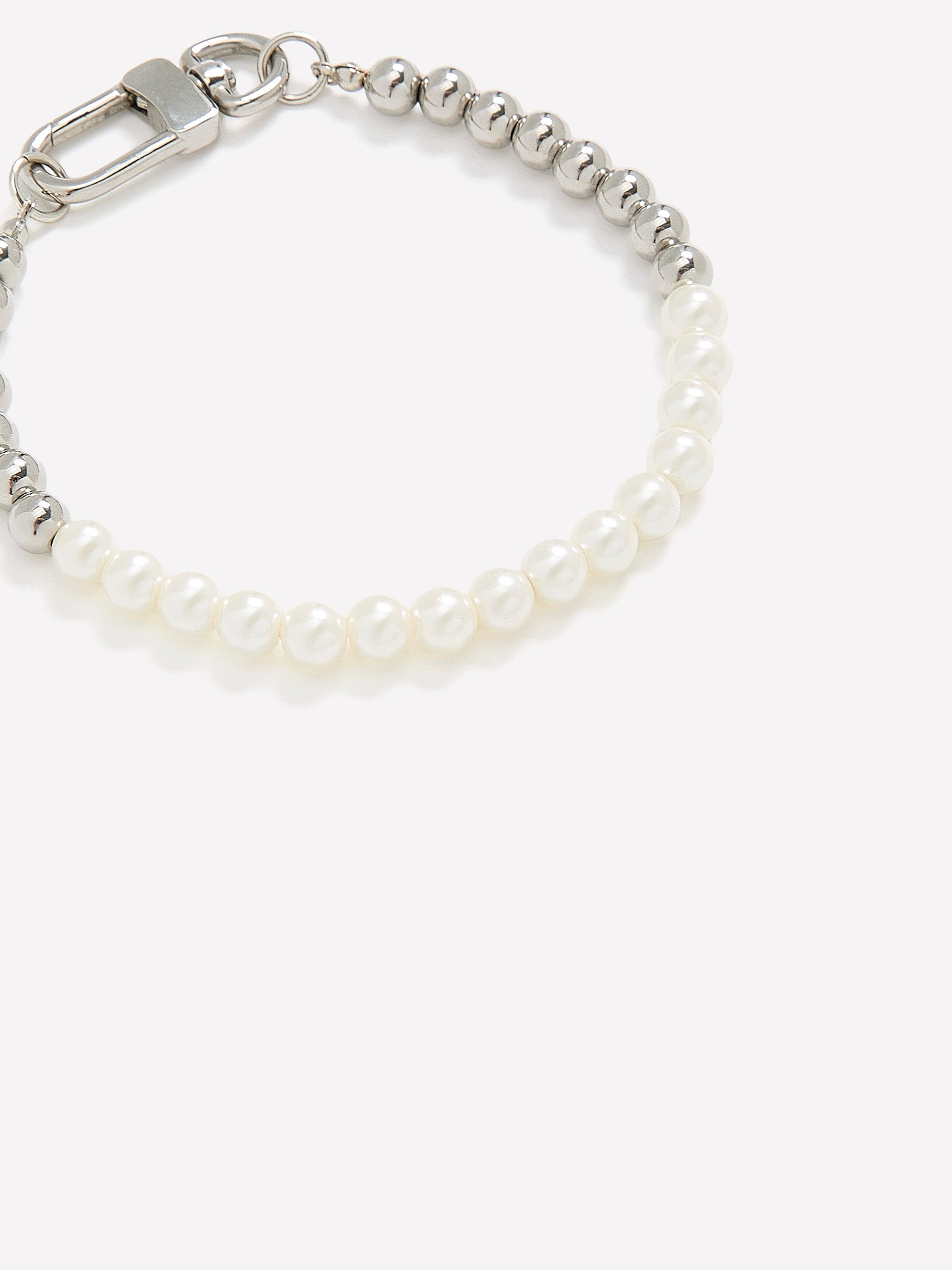 Beaded Bracelet with Pearls rw&co Great Value Deal