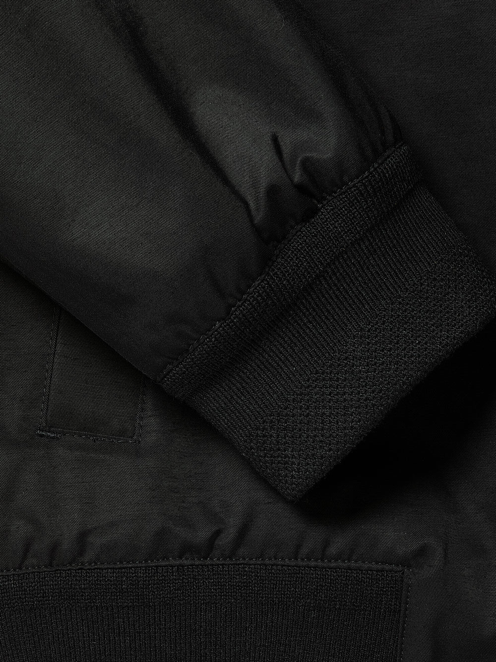 Black Twill Bomber Jacket rw&co On Sale