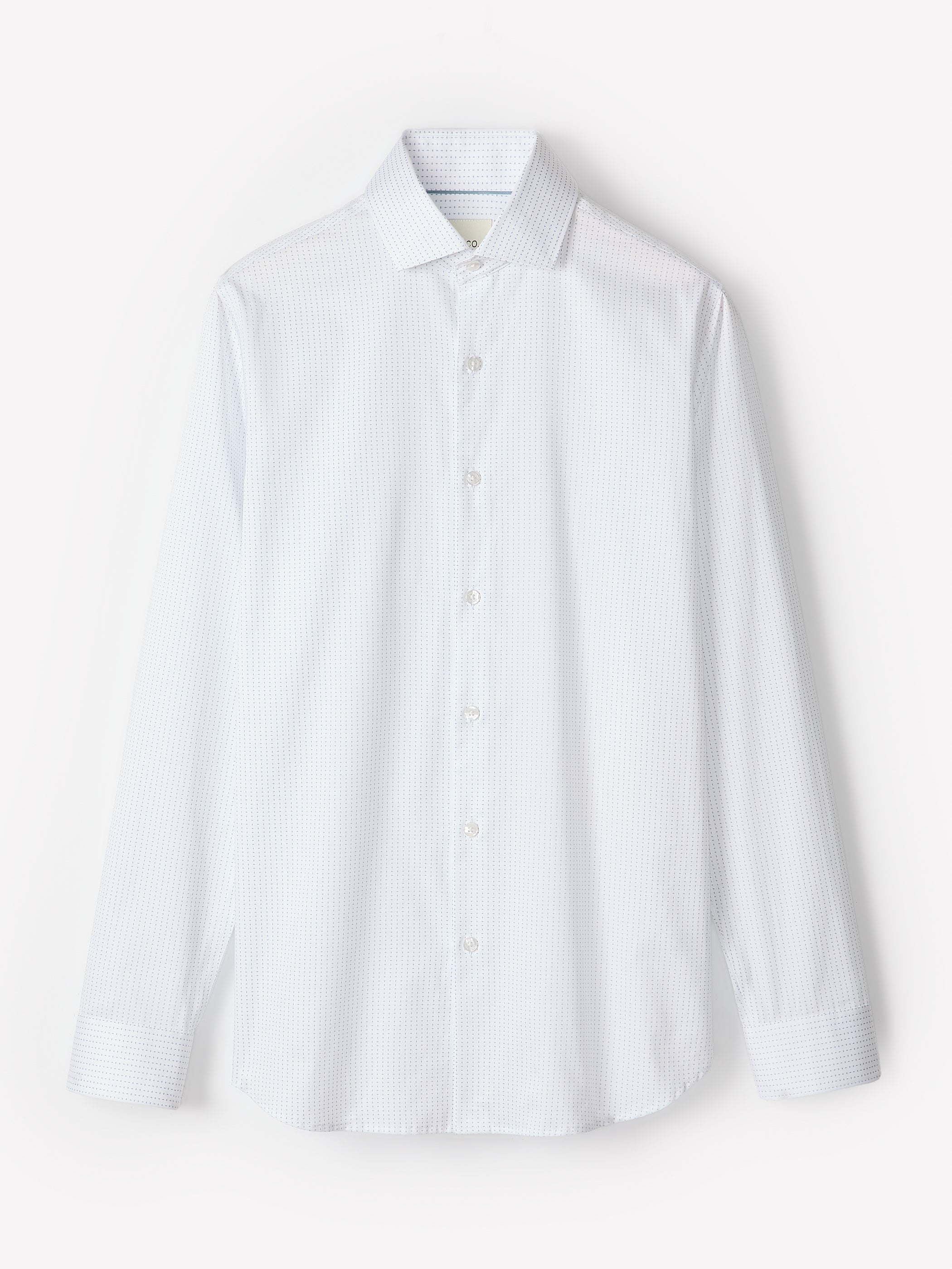 Slim-Fit Dress Shirt with Micro Dots rw&co Special Promo Price