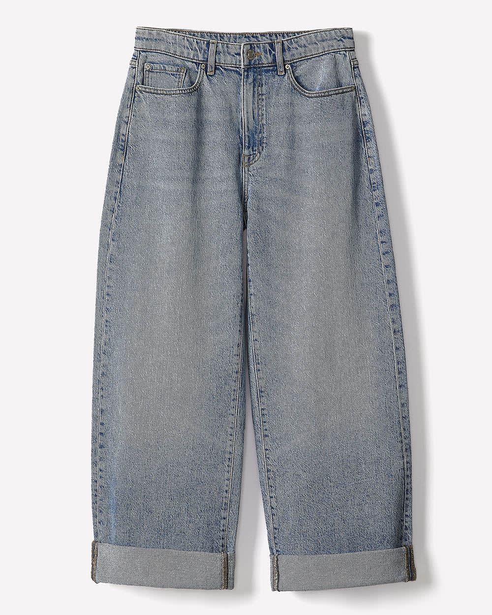 Slouchy Mid-Rise Jeans rw&co Special Offer