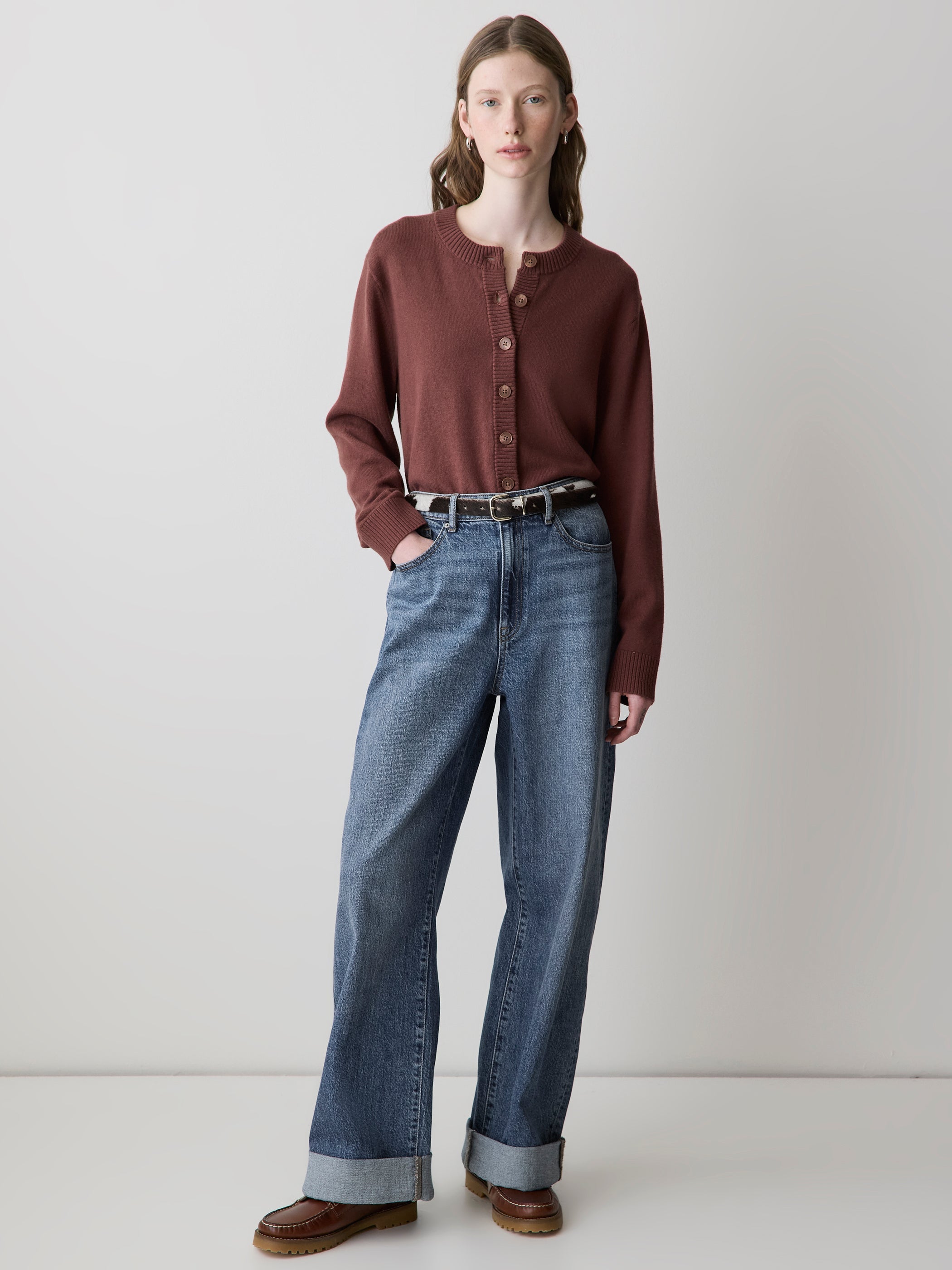 Slouchy Mid-Rise Jeans rw&co Special Offer