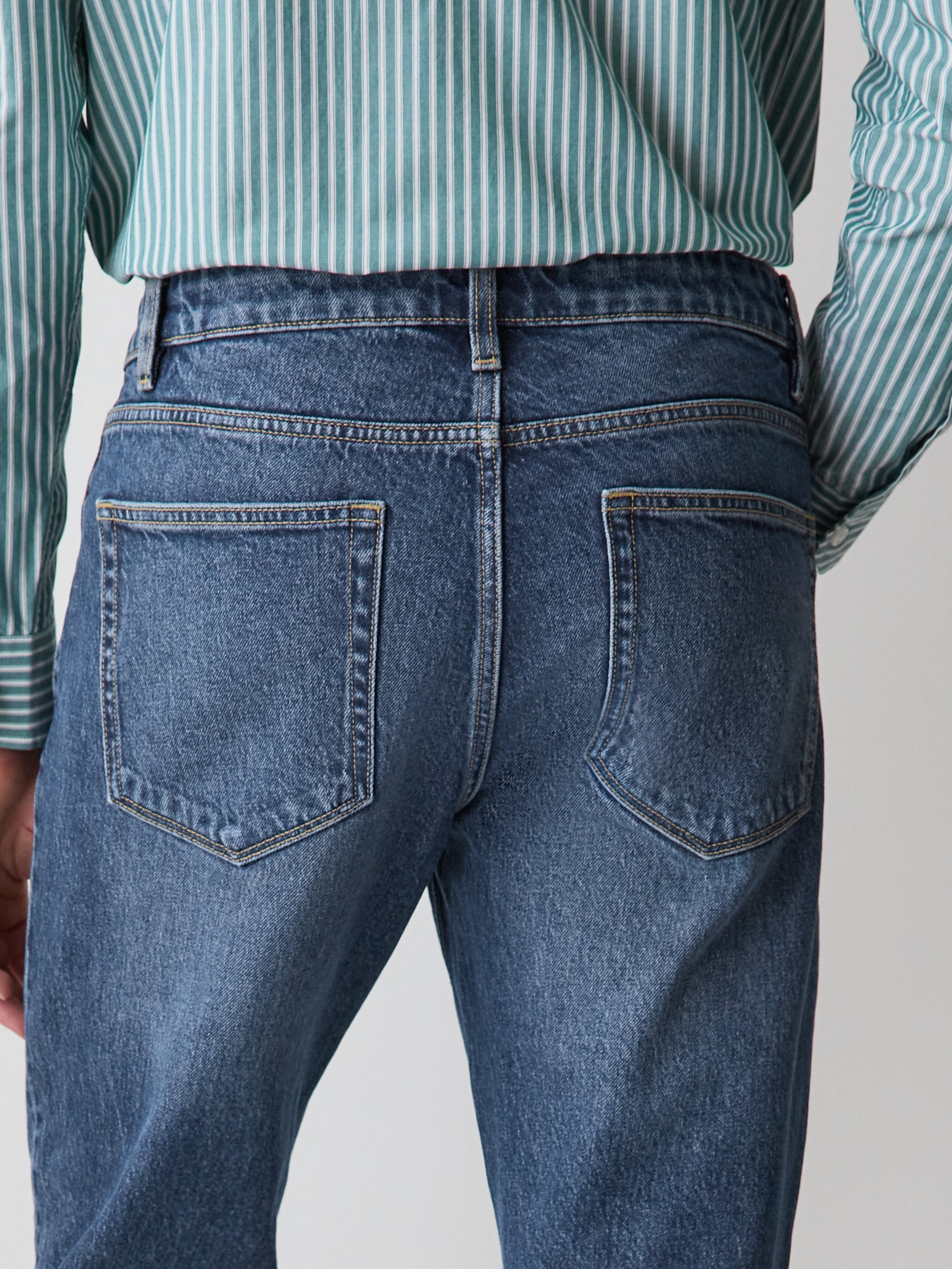 Slim Fit Medium-Wash Jeans rw&co On Sale