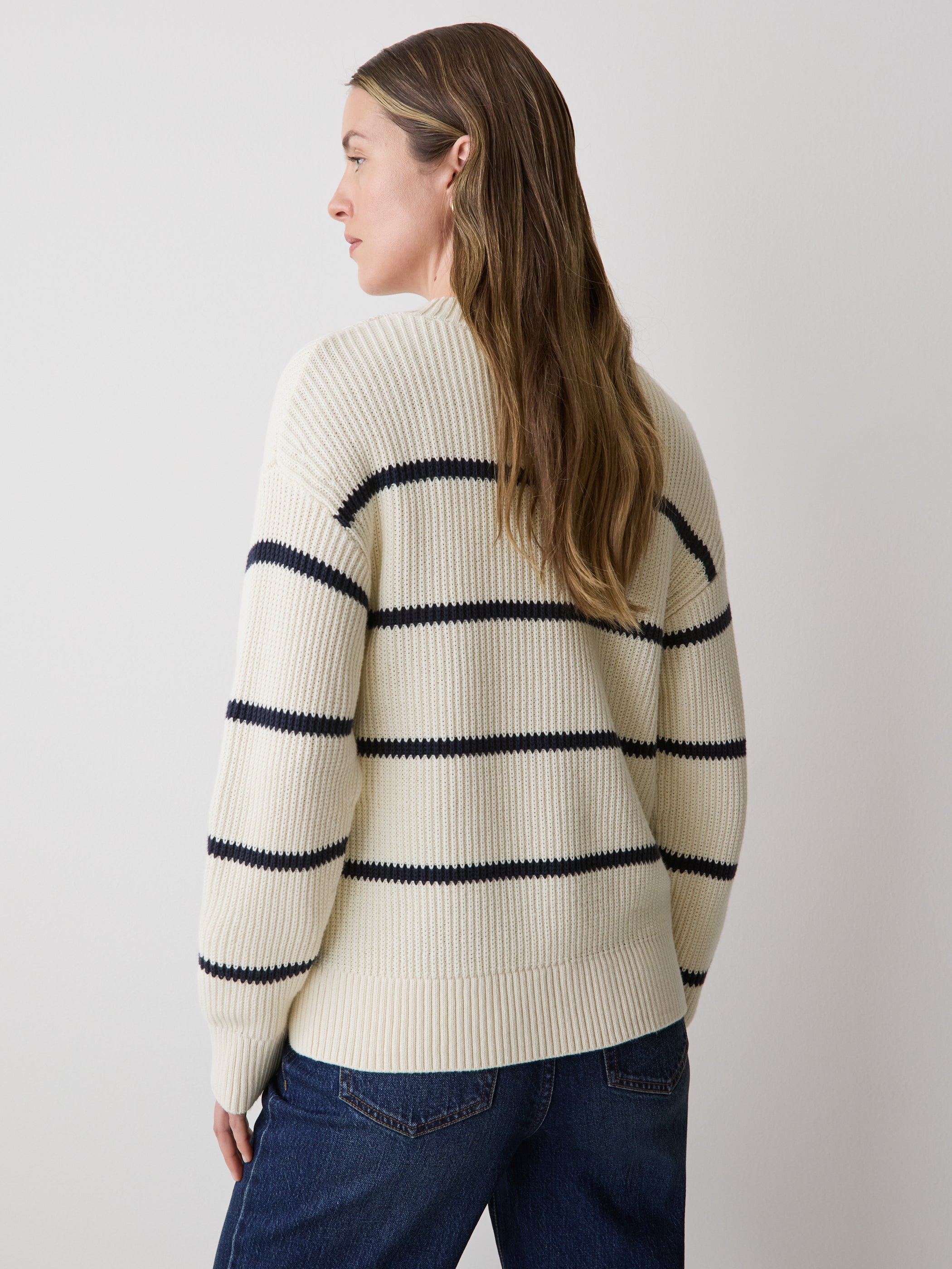 Long-Sleeve V-Neck Sweater rw&co On Sale