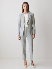 One-Button Fitted Blazer rw&co On Sale