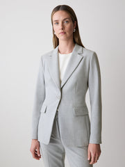 One-Button Fitted Blazer rw&co On Sale