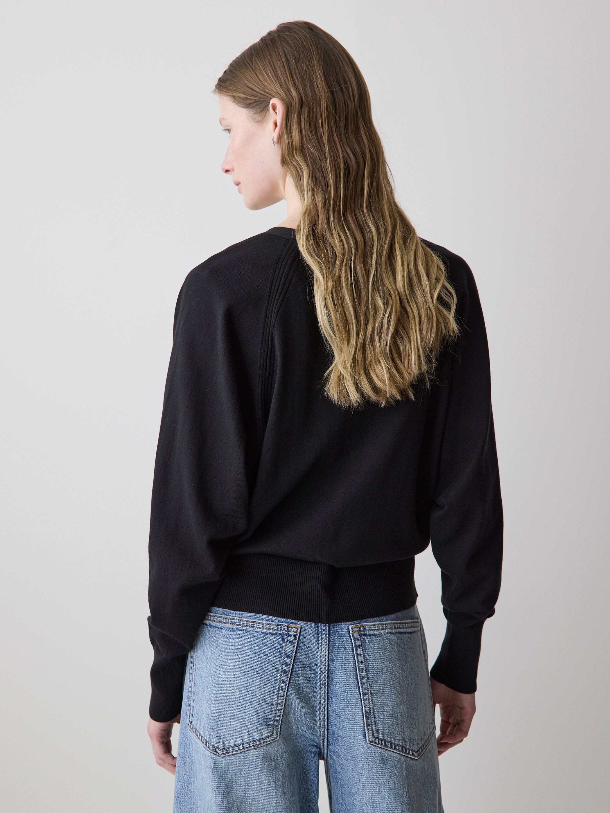 Long-Sleeve V-Neck Cardigan rw&co Special Offer