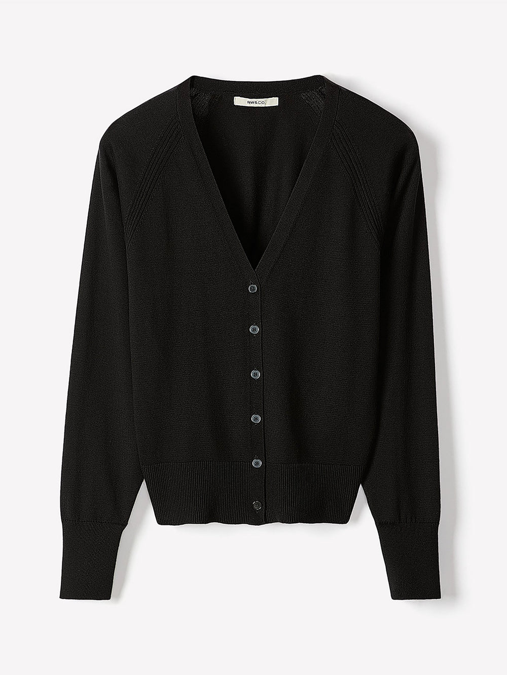 Long-Sleeve V-Neck Cardigan rw&co Special Offer