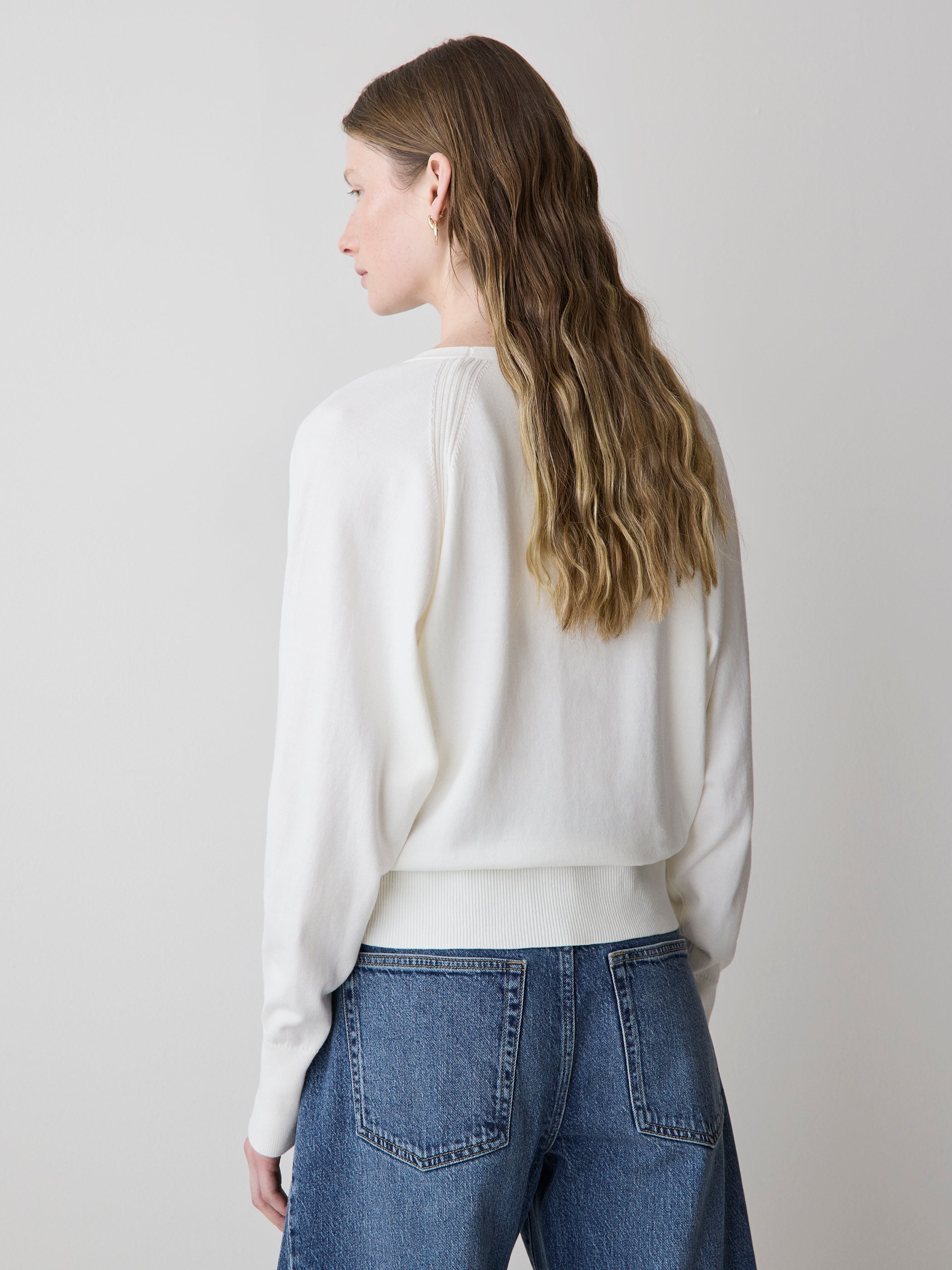 Long-Sleeve V-Neck Cardigan rw&co Special Offer
