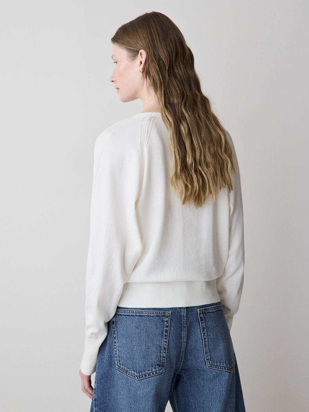 Long-Sleeve V-Neck Cardigan rw&co Special Offer