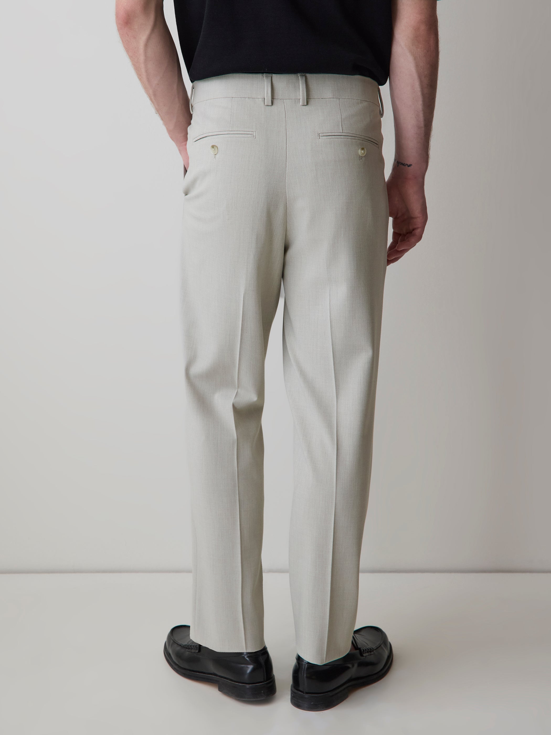 Tapered-Leg Pleated Dress Pant rw&co Special Promo Price