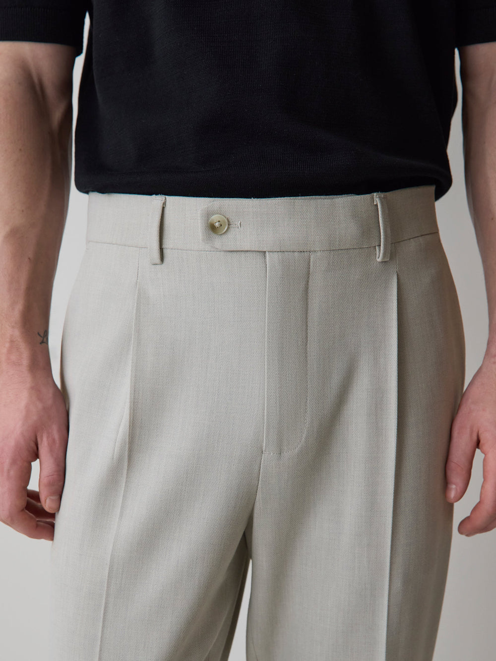 Tapered-Leg Pleated Dress Pant rw&co Special Promo Price