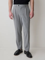 Tapered-Leg Pleated Dress Pant rw&co On Sale