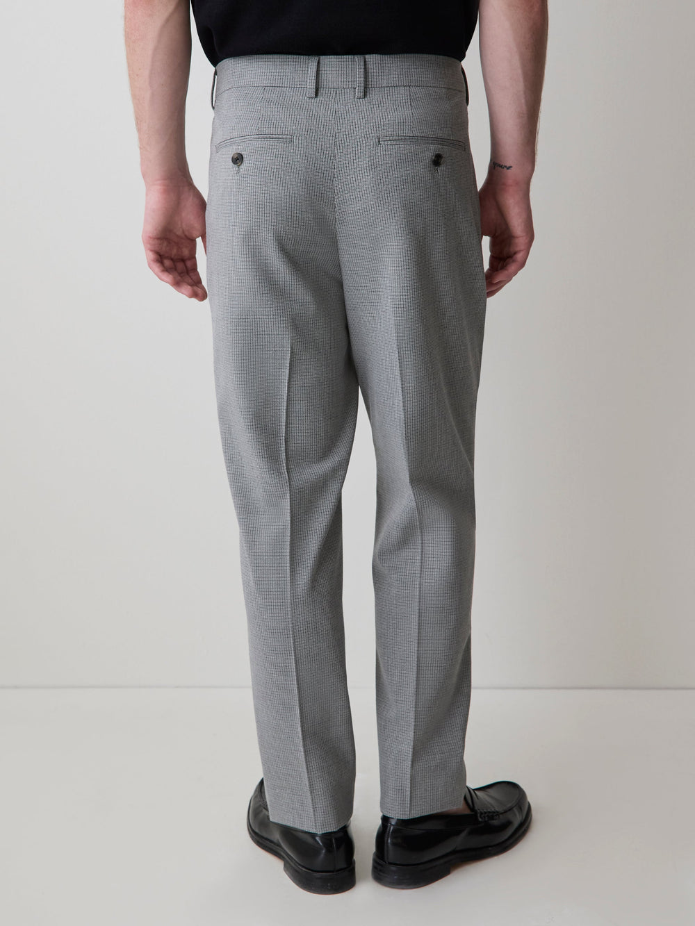 Tapered-Leg Pleated Dress Pant rw&co On Sale