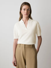 Short-Sleeve Polo Sweater rw&co Great Value Deal