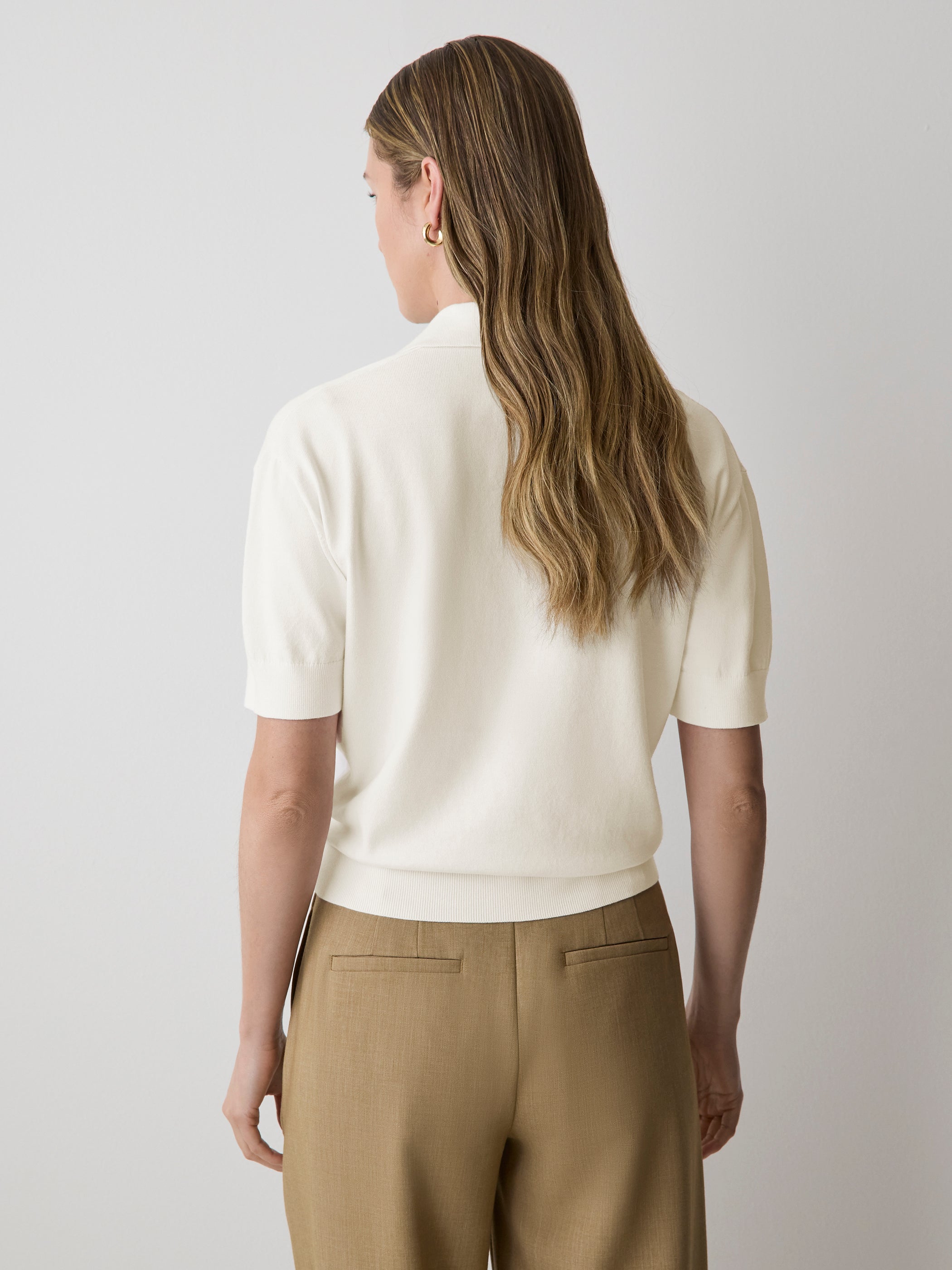 Short-Sleeve Polo Sweater rw&co Great Value Deal