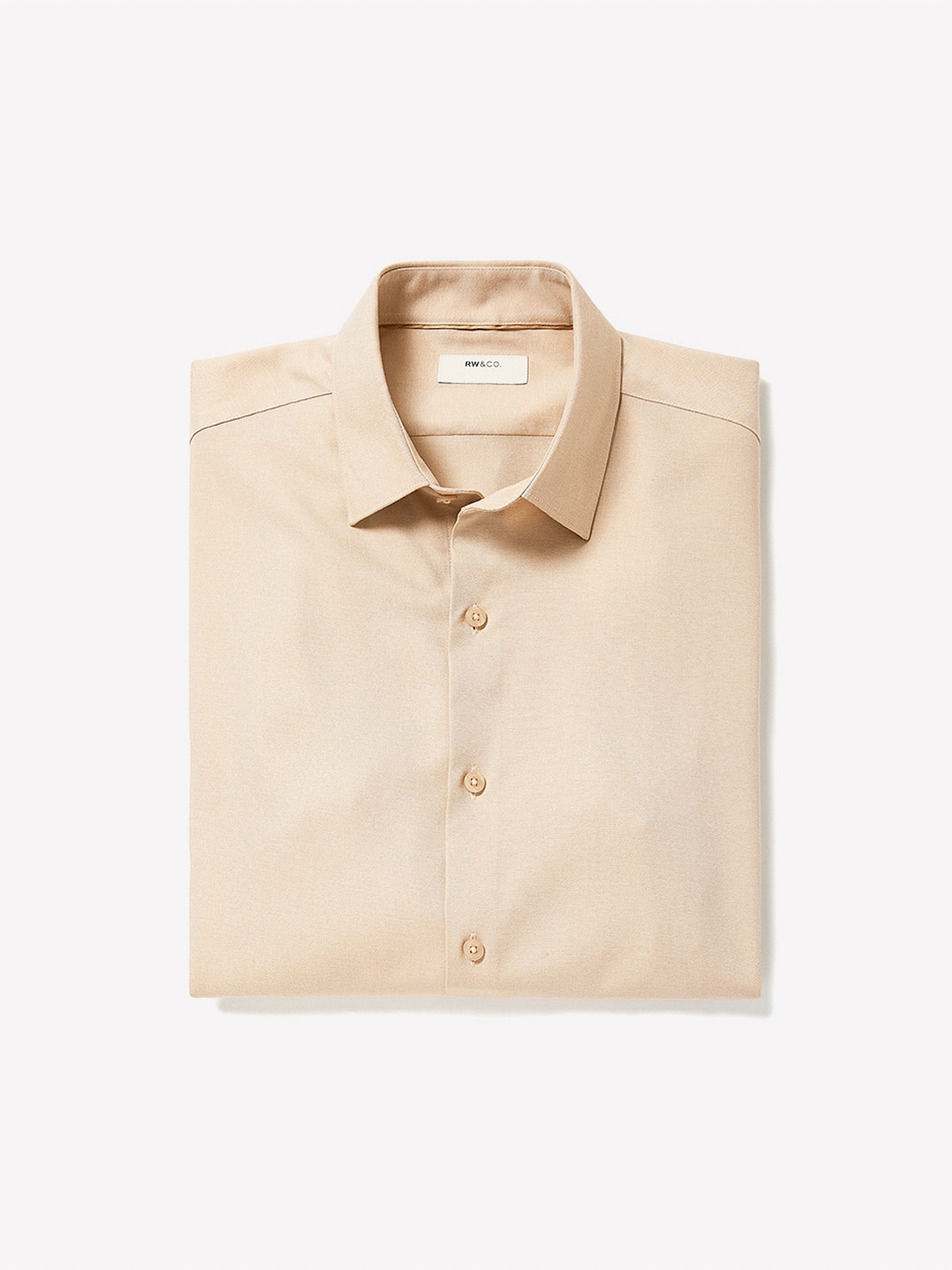 Slim Fit Knit-Like Dress Shirt rw&co Limited Time Discount