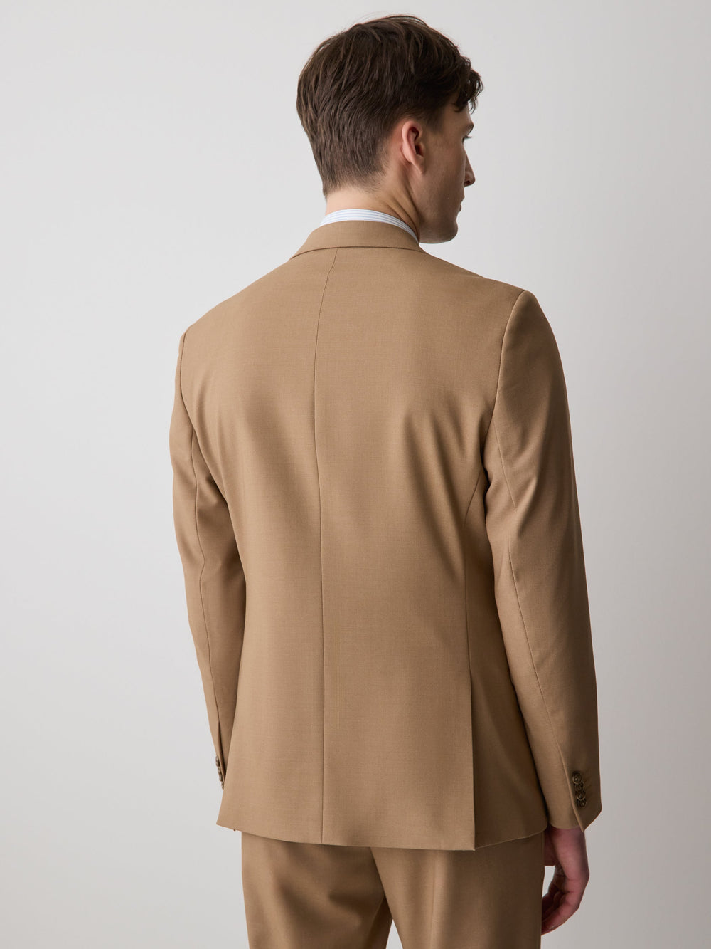Slim Fit Peachy Camel Suit Blazer rw&co Exclusive Sale Price