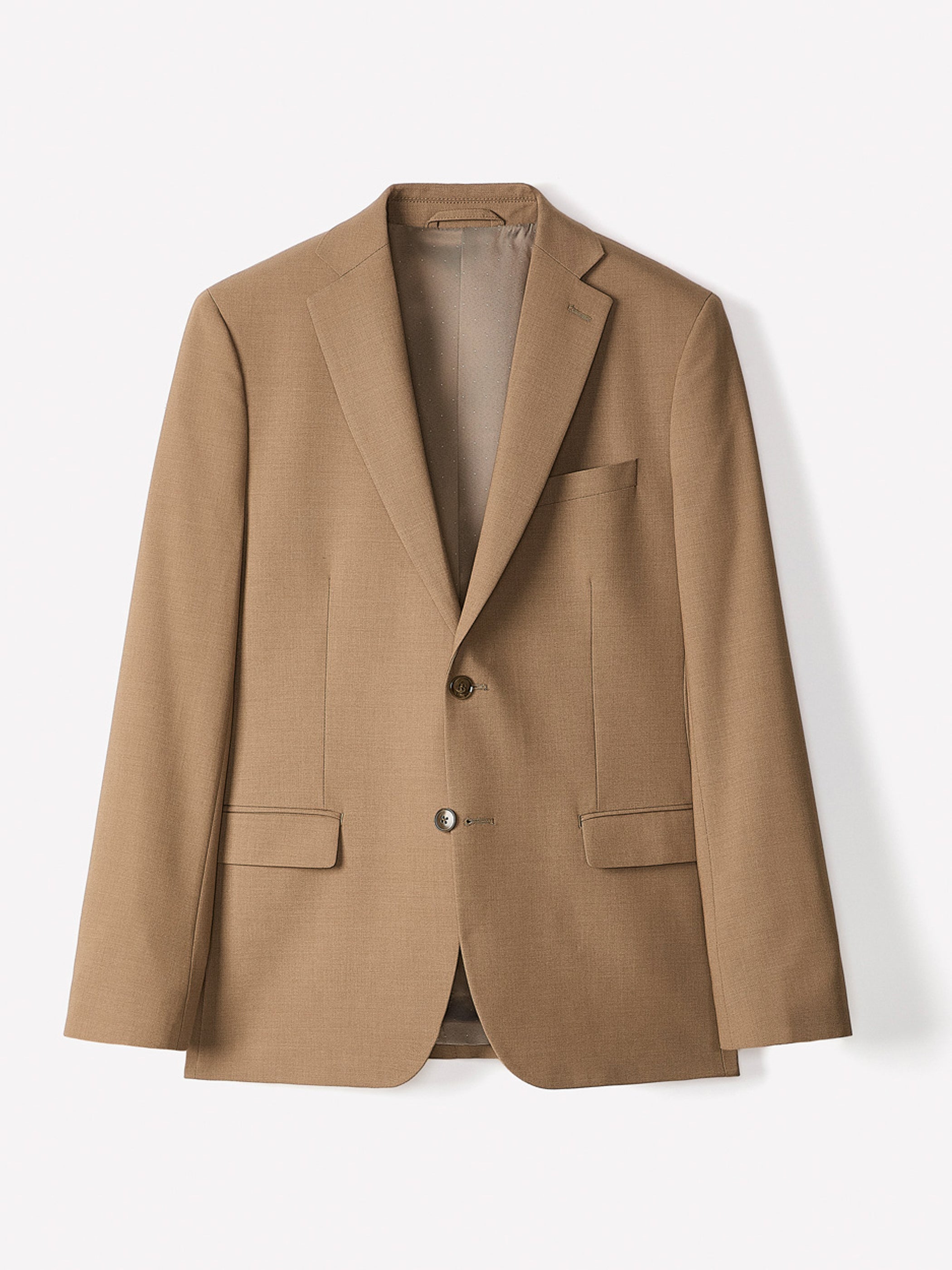 Slim Fit Peachy Camel Suit Blazer rw&co Exclusive Sale Price