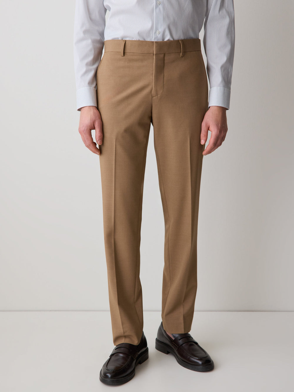 Slim Fit Peachy Camel Suit Pant rw&co On Sale