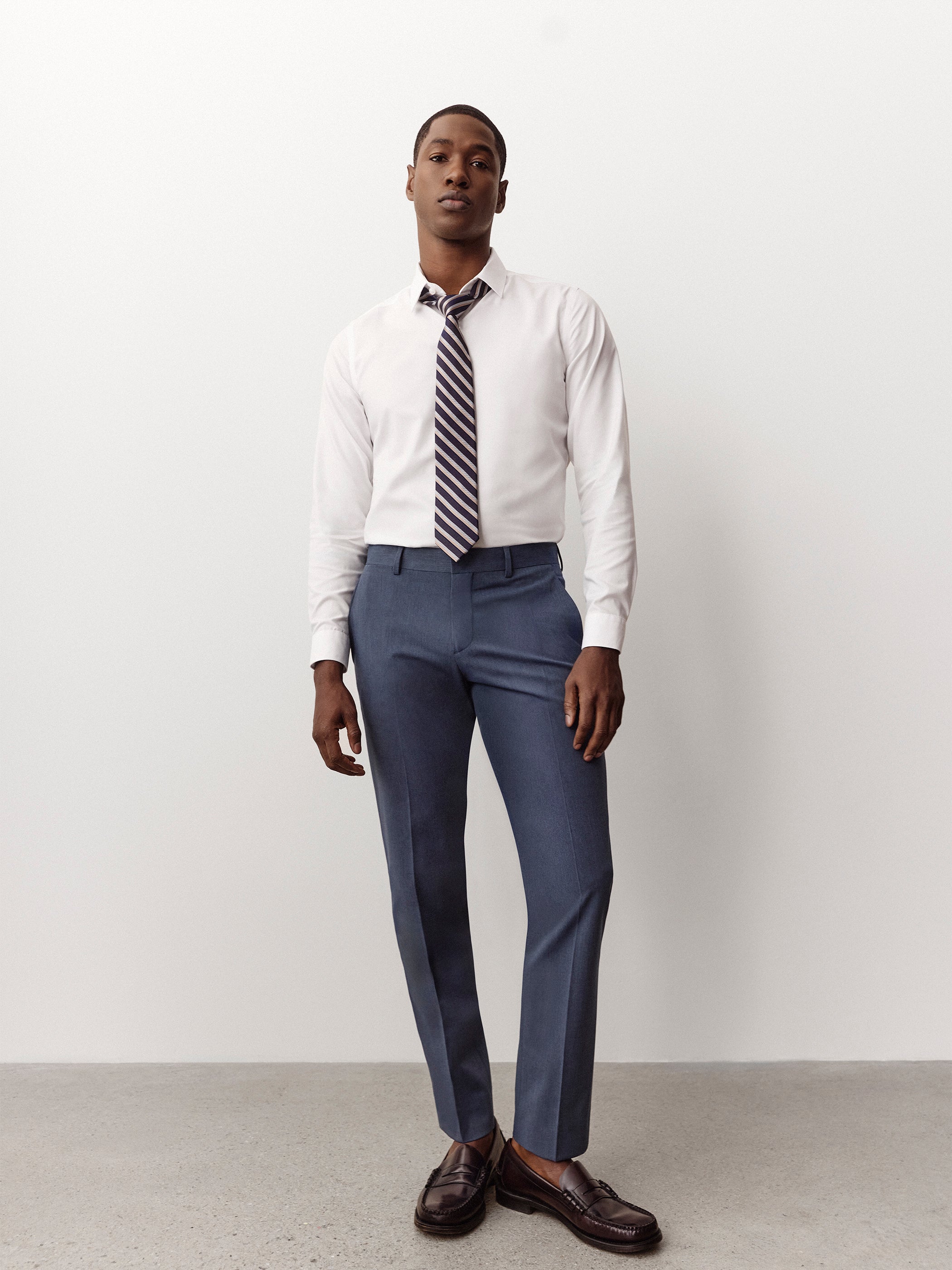 Slim Fit Blue Suit Pant rw&co Exclusive Sale Price