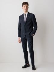 Slim Fit Navy Wool Suit Blazer rw&co Special Promo Price