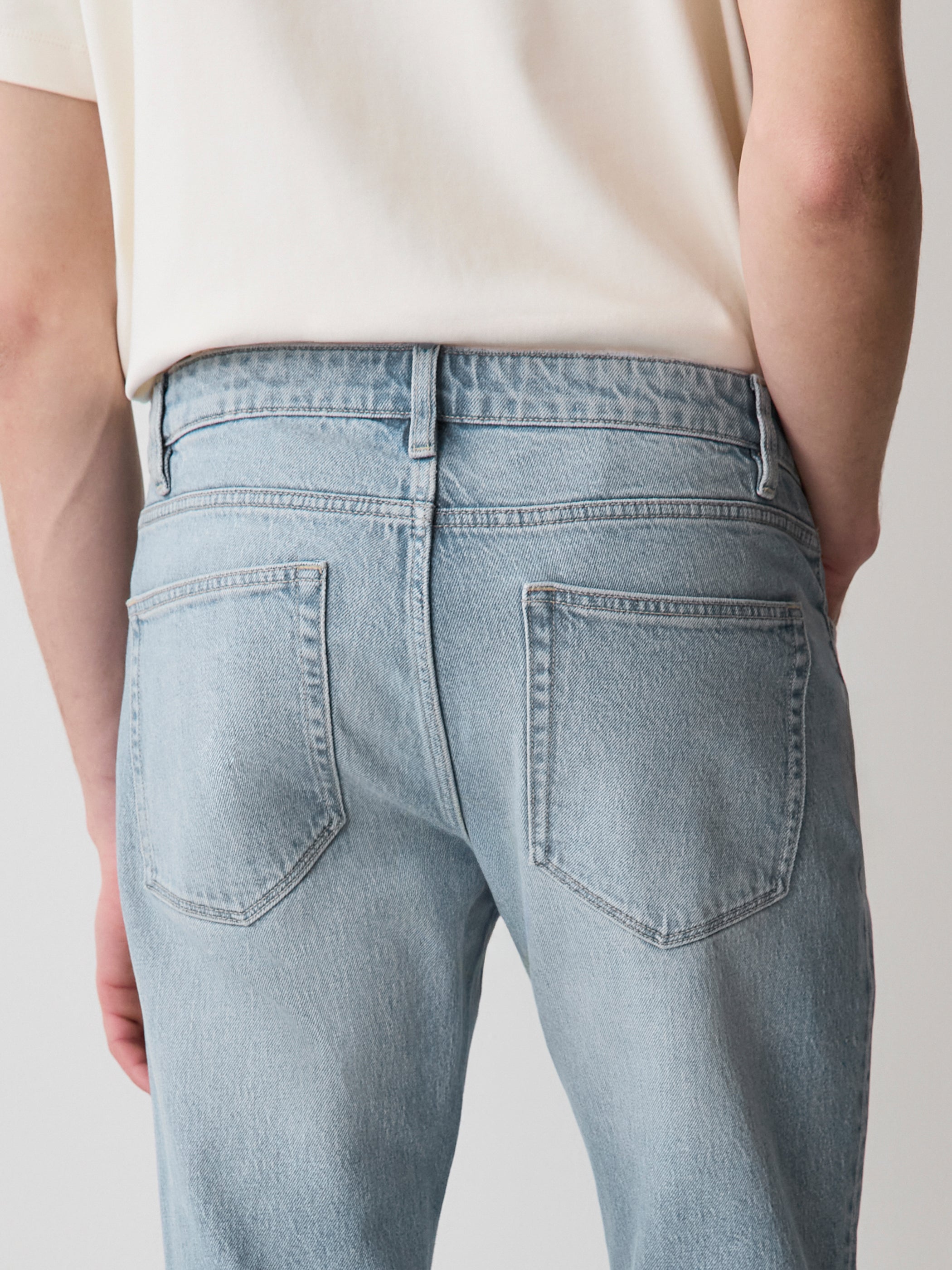 Slim Fit Light-Wash Jeans rw&co Limited Time Discount