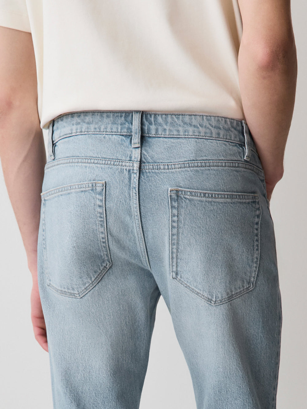 Slim Fit Light-Wash Jeans rw&co Limited Time Discount