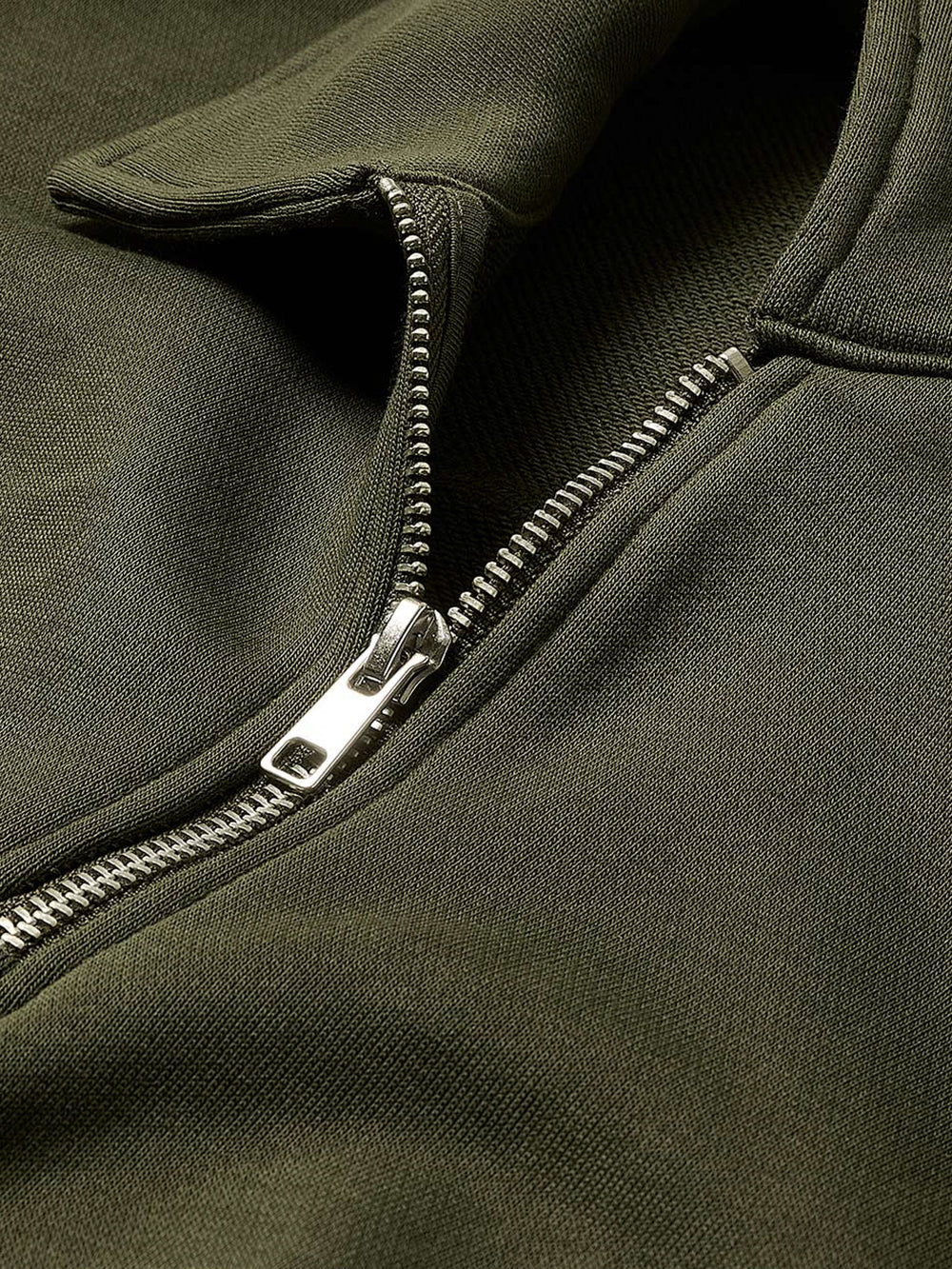 Long-Sleeve Quarter-Zip Polo Sweater rw&co Limited Time Discount