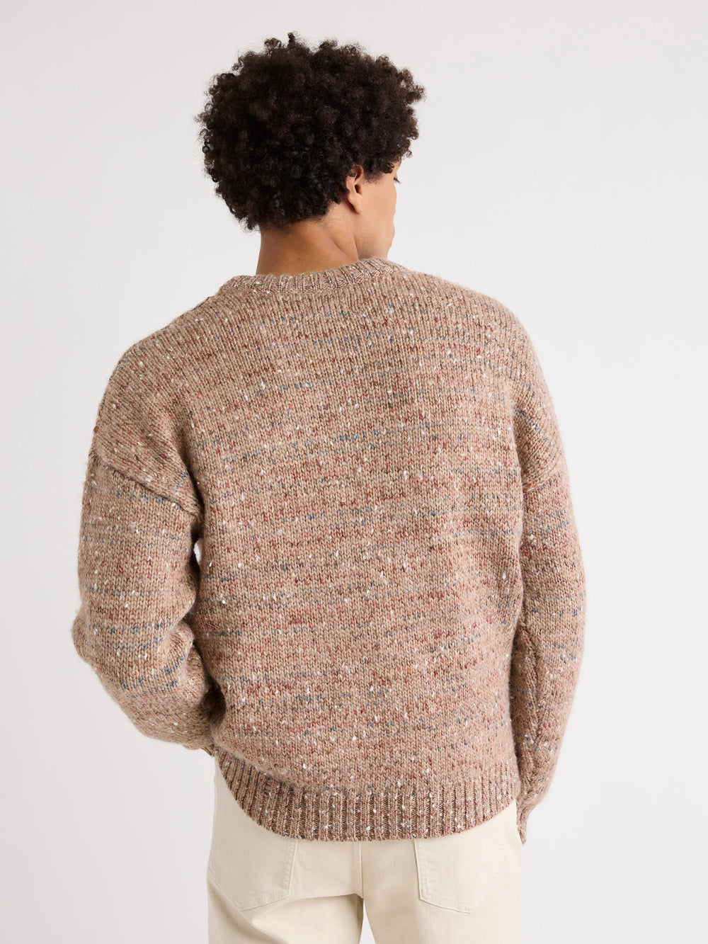 Wool Sweater with Cable Stitches rw&co Special Offer
