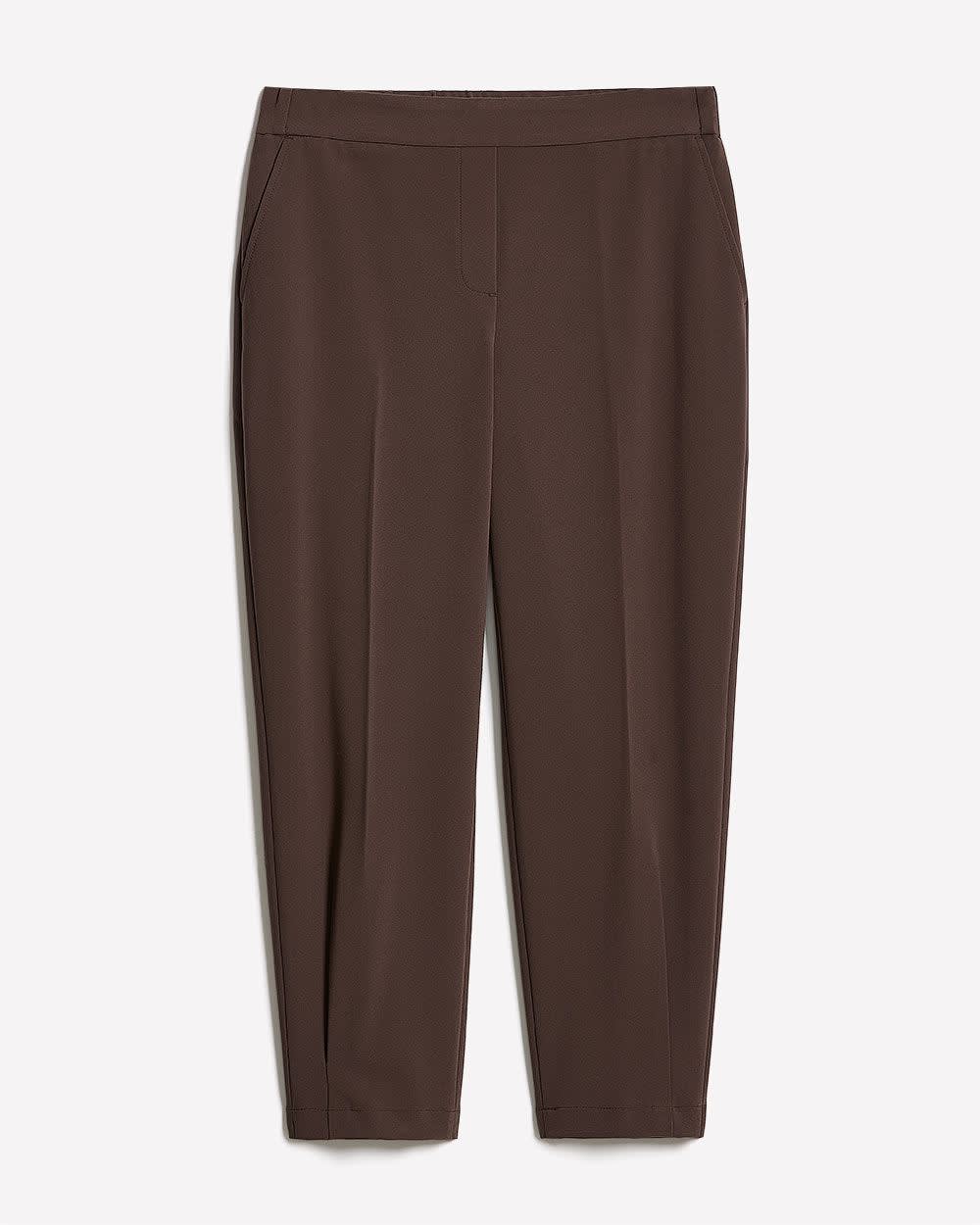 Mid-Rise Tapered-Leg Flowy Jogger Pant rw&co Limited Time Discount