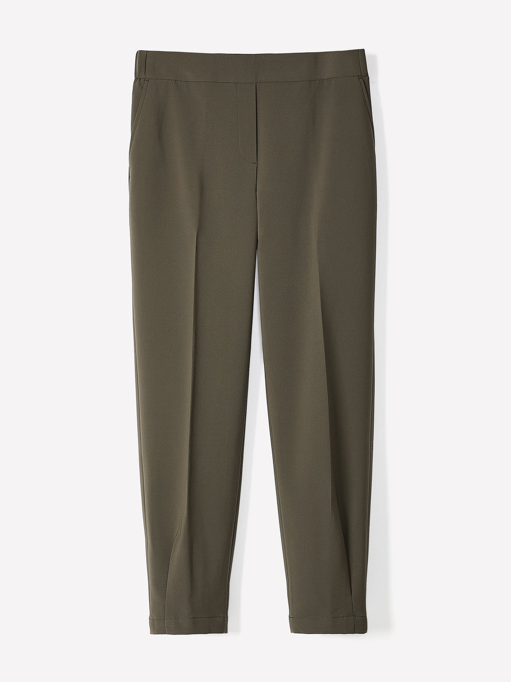 Mid-Rise Tapered-Leg Flowy Jogger Pant rw&co Limited Time Discount