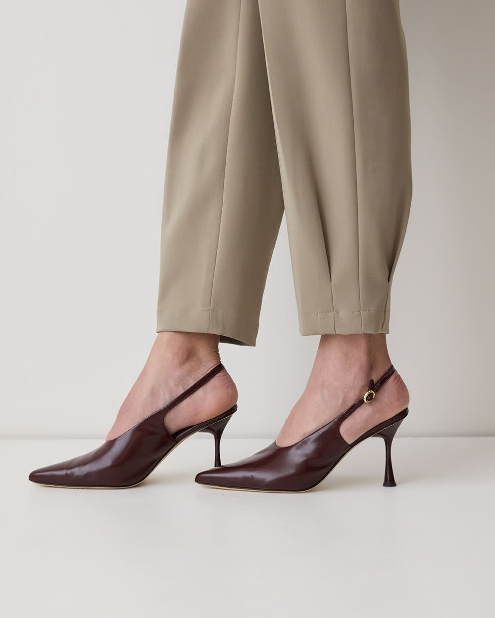 Mid-Rise Tapered-Leg Flowy Jogger Pant rw&co Limited Time Discount