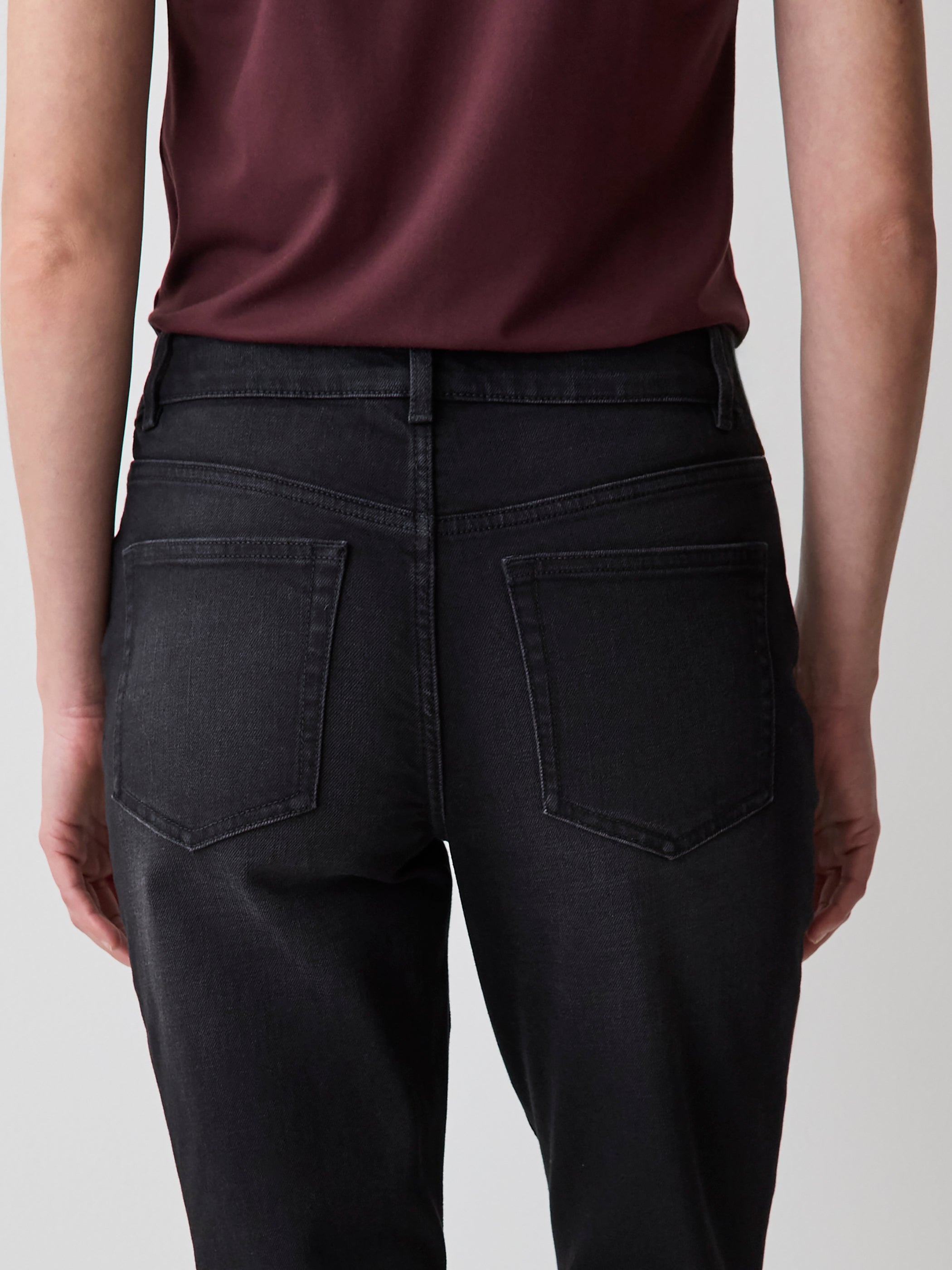 Grey Mid-Rise Skinny Jeans rw&co Great Value Deal