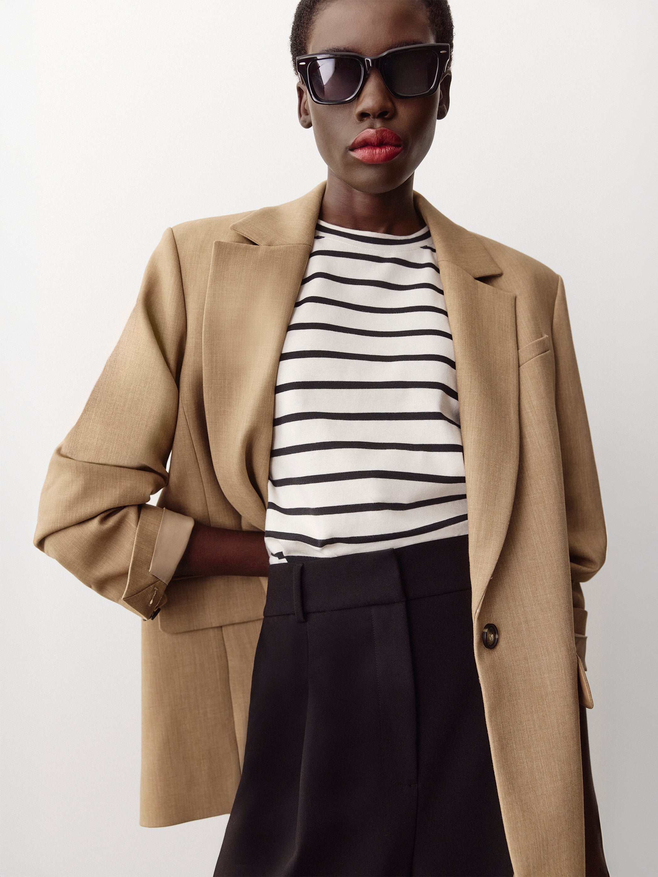 Oversized One-Button Blazer rw&co Great Value Deal