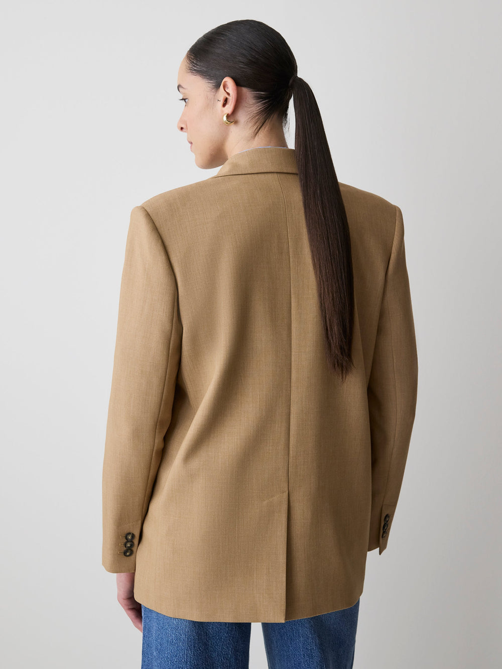 Oversized One-Button Blazer rw&co Great Value Deal