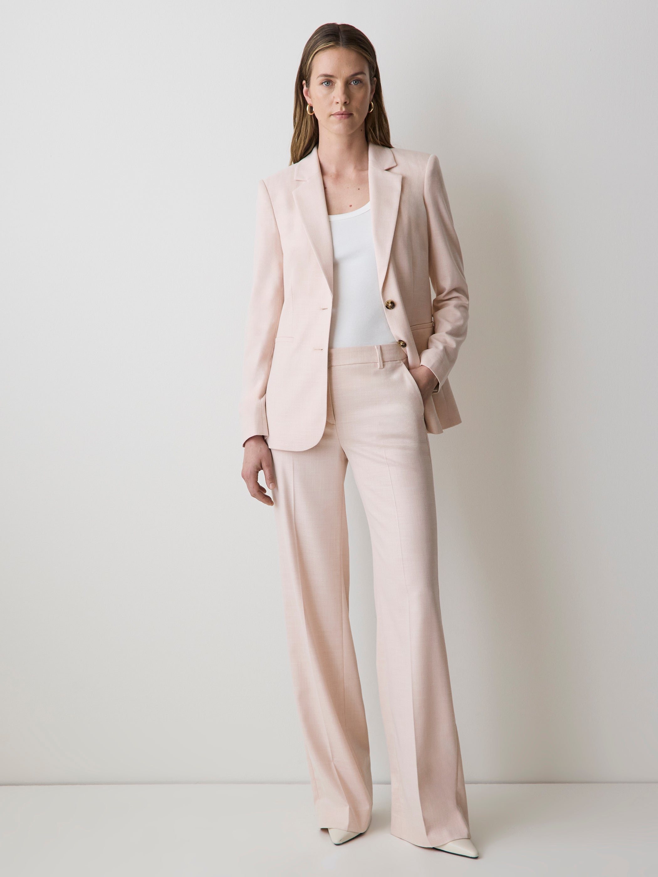 Mid-Rise Wide-Leg Pant rw&co Great Value Deal