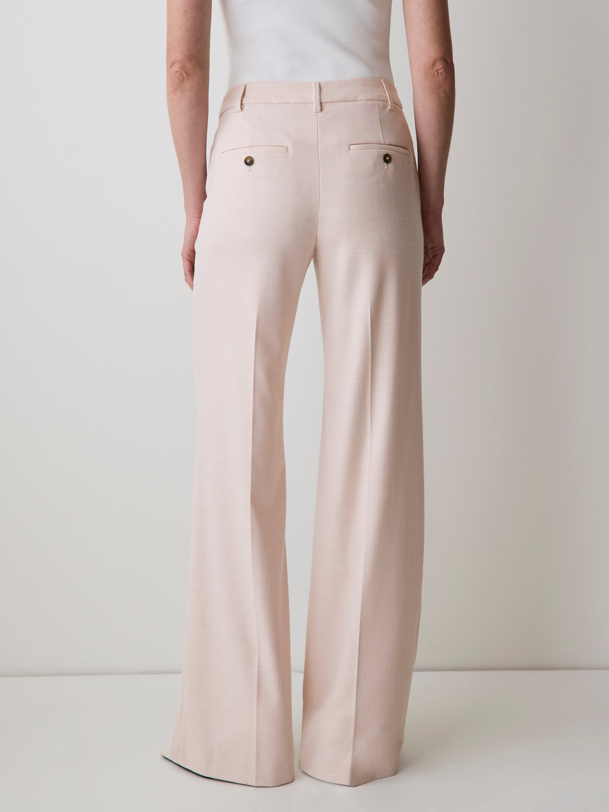 Mid-Rise Wide-Leg Pant rw&co Great Value Deal