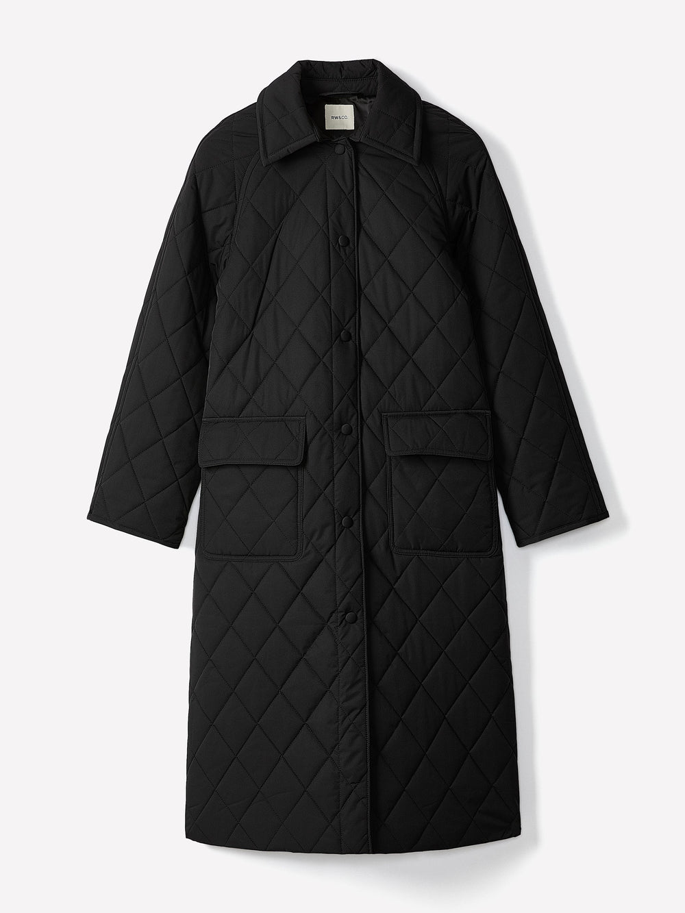 Quilted Trench Coat with Shirt Collar rw&co Special Promo Price