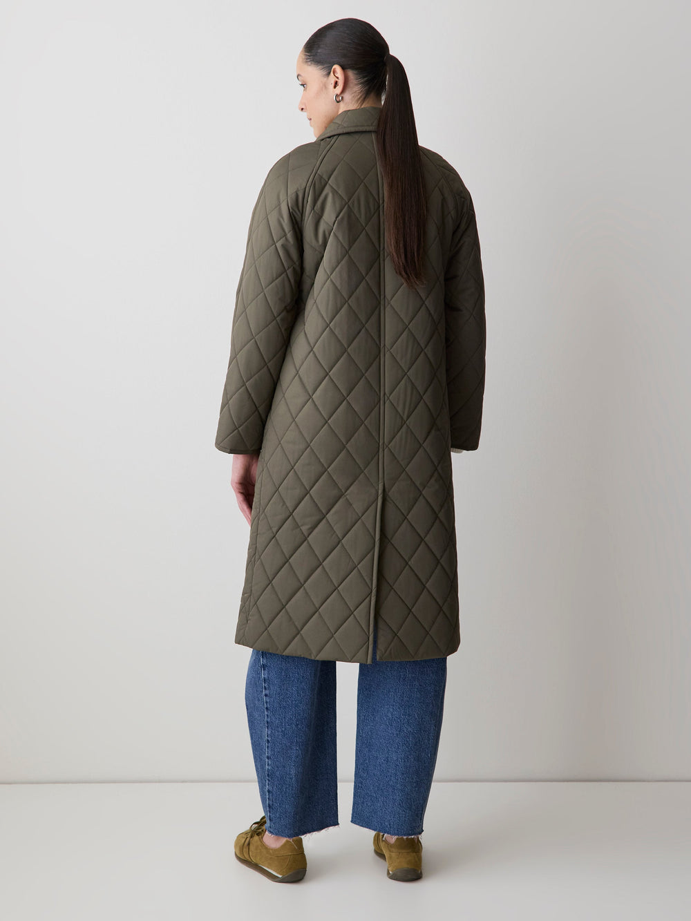 Quilted Trench Coat with Shirt Collar rw&co Special Promo Price